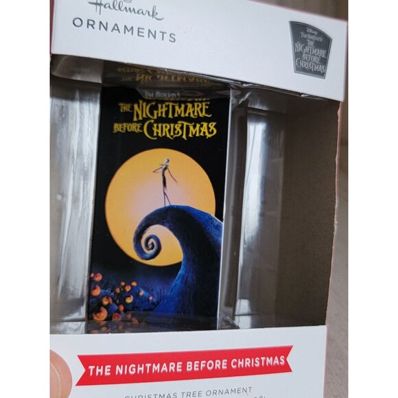 Hallmark Nightmare Before Christmas VHS ornament Xmas - Picture 2 of 6
